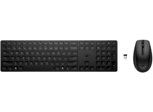 HP 655 Combo Teclado y Ratón Inalámbricos 2.4GHz, 24 Teclas Programables, 4000 DPI, Diseño Ergonómico, Color Negro