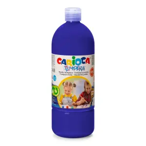 Carioca Botella Tempera 1000ml Color Morado Superlavable Alta Opacidad