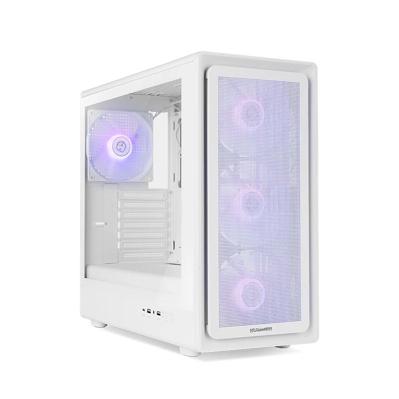 Nox Semitorre Hummer Aero Hyperflow Argb Blanco