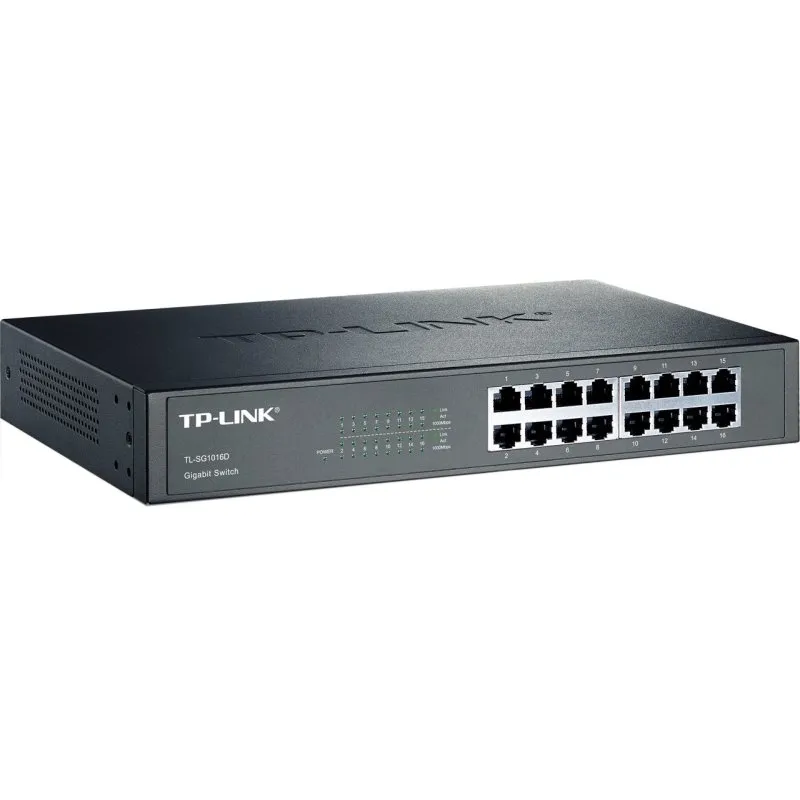 TP-Link TL-SG1016D Switch 16 Puertos Gigabit 10/100/1000 Mbps