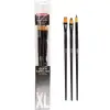 Talens Set de Pinceles de Fibra Sintética para Óleo y Acrílico XL - 3 Unidades