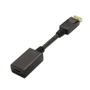 Aisens Convertidor DisplayPort a HDMI DP/M - HDMI A/H Negro 15cm