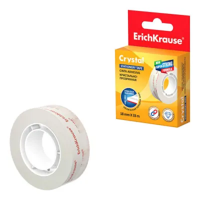 ErichKrause Cinta Adhesiva Crystal 18mm x 33m