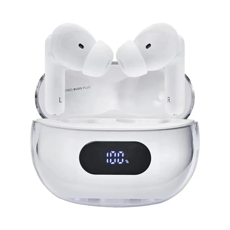 Intenso | Buds Plus Auriculares Tws Anc+Enc| Blanc