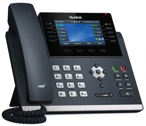 Yealink SIP-T46U Teléfono IP con 16 Cuentas y PoE