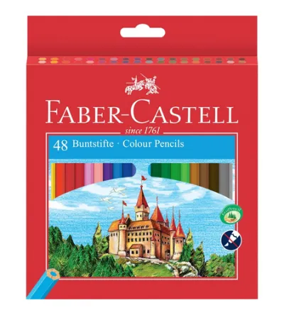 Faber Castell Lápices De Colores Classic C/Surtidos Estuche 48 Ud
