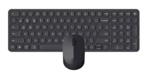 Rapoo 9310M Teclado Ultrafino y Ratón Inalámbricos Bluetooth 2.4GHz 2400 DPI Negro