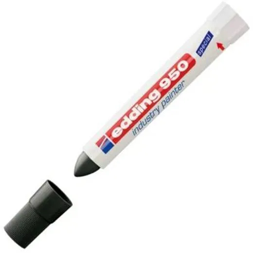 Edding Marcador Industrial 950 Punta Redonda Negro
