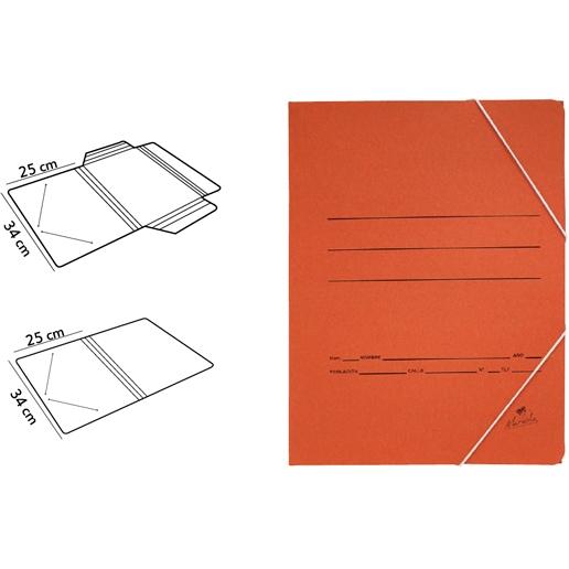 Mariola Carpeta Cartón 500 Gr Solapa Gomas Folio Cuero Mate -20U-