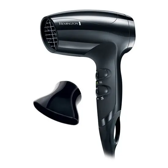 Remington Secador de Viaje Compacto 1800W - Ligero, Modo ECO, 3 Temperaturas, 2 Velocidades