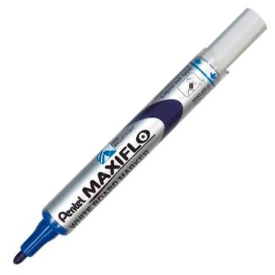 Pentel Marcador Pizarra Blanca Maxiflo Mwl-5S Azul Caja 12 Ud