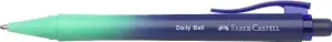 Faber-Castell Daily Ball Flow Edition Buzzing Blue Boligrafo Retractil XB - Atractivo Diseño - Tinta Azul Indeleble - Color Azul/Turquesa Degradado