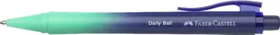 Faber-Castell Bolígrafo Retráctil Daily Ball Flow Edition Buzzing Blue Tinta Azul Indeleble