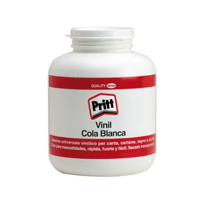 Pritt Cola Blanca 1Kg - Sin Disolventes - Lavable a 20ºC - 90% Ingredientes Naturales