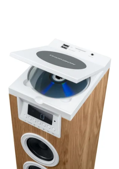 Thomson DS121CD Torre De Sonido Bluetooth 30W Con Radio FM Y USB