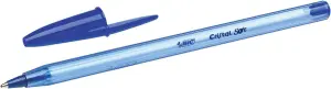 Bic Bolígrafo Cristal Soft Azul - Caja de 50 Unidades