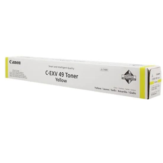 Canon CEXV49 Cartucho de Tóner Original Amarillo