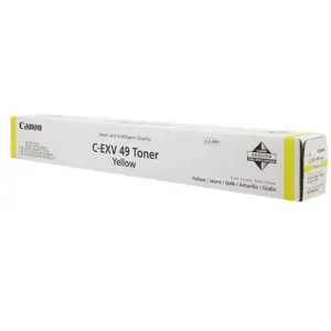 Canon CEXV49 Cartucho de Tóner Original Amarillo