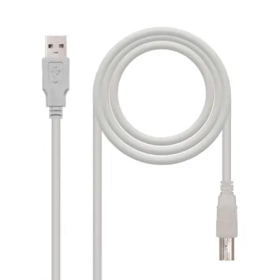 Nanocable Cable Impresora USB-A 2.0 Macho a USB-B Macho 3m