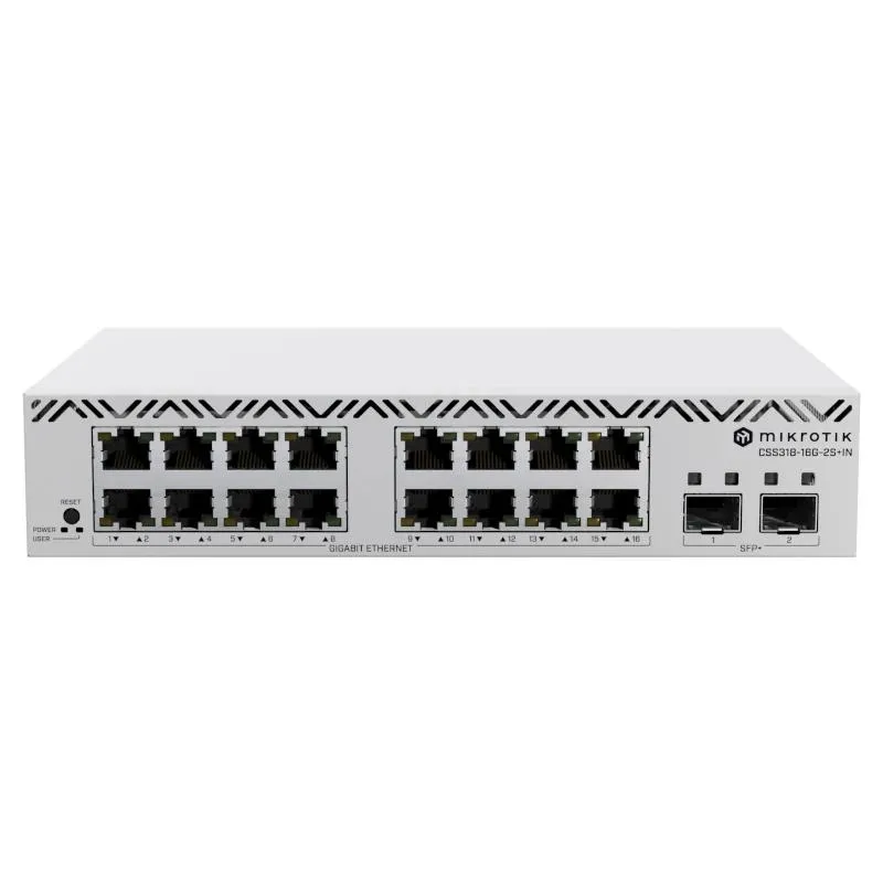 Mikrotik Css318-16G-2S+In Switch 16Xgbe 2Xsfp+
