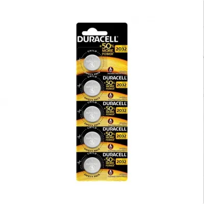 Duracell Pila Botón Litio CR2032 3V Blister de 5 Unidades