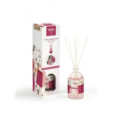 Prady Ambientador Mikado Fashion Duty Shop 100 ml con Varitas Difusoras de Cristal