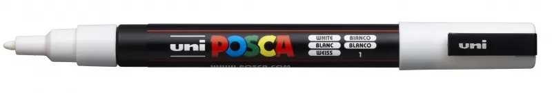 Posca Marcador PC-3M Punta Cónica 0,9 - 1,3 mm Blanco