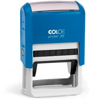 Colop Printer 35 30X50Mm Azul/Azul