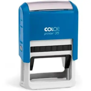 Colop Printer 35 30x50mm Azul/Azul