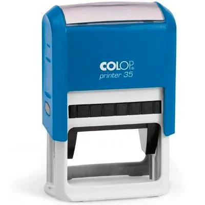 Colop Printer 35 30x50mm Azul/Azul