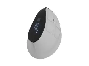 Natec Euphonie Pro Ratón Óptico Vertical Inalámbrico 2400 DPI Bluetooth 2.4GHz 9 Botones Blanco