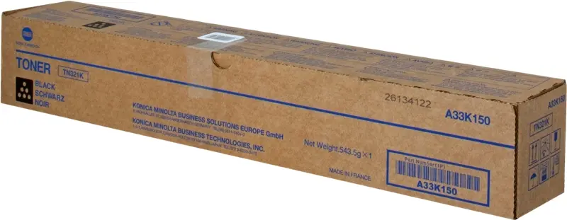 Konica Minolta Tn321 Negro Cartucho De Toner Original - Tn321K/A33K150