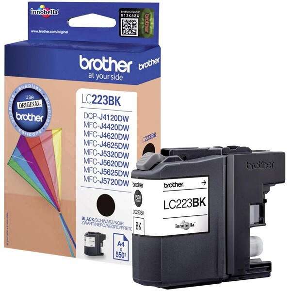 Brother Lc223 Negro Cartucho De Tinta Original - Lc223Bkbp