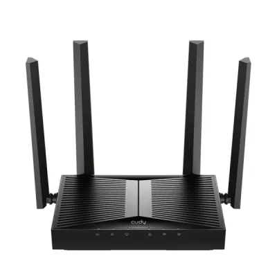 Cudy Punto De Acceso Wifi 6 De Escritorio Dual Band Ax3000 - Velocidad Hasta 1000Mbps - 1 Puerto - 4 Antenas De 5Dbi - Color Negro
