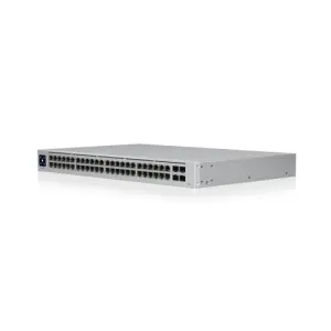 Ubiquiti UniFi USW-48-POE Switch Gestionado L2 Gigabit Ethernet PoE 1U Acero Inoxidable
