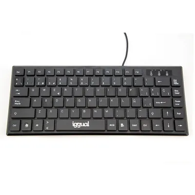 Iggual Teclado Usb Compacto Tkl Slim Tkl-Usb Negro
