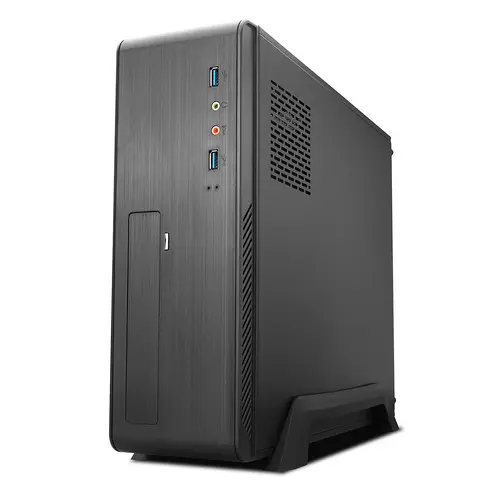 Caja Microatx Slim Tooq Tqc-3006Du3C 500W 2 X Usb 3.0 Lector Tarjetas Negra