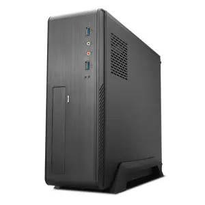 TooQ TQC-3006DU3C Caja MicroATX Slim 500W con 2 x USB 3.0 y Lector de Tarjetas Negra