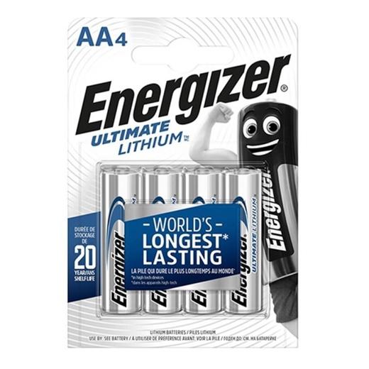 Energizer Ultimate Lithium Pila Litio Aa L91 Fr06 1,5V - Blister 4