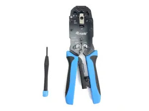 CRIMPADORA PROFESIONAL RJ11-RJ12-RJ45 EQUIP 129409
