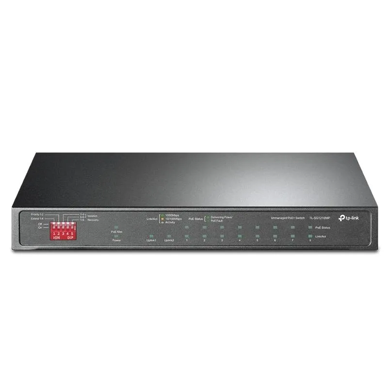 Tp-Link Tl-Sg1210Mp Switch 8Xgb Poe+ 2Xgb 1Xsfp
