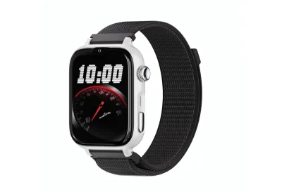 Savefamily Reloj Inteligente Smartwatch Infantil SaveWatch Plus 2 - Pantalla Amoled - Carcasa Blanca - Correa Tela Negra