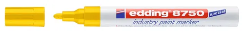 Edding Marcador Permanente De Tinta Opaca Industrial 8750 Amarillo