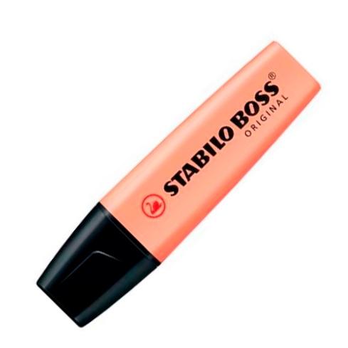 Stabilo Marcador Fluorescente Boss Original Naranja Pálido