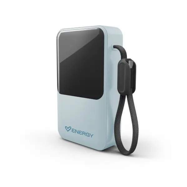 Energy Sistem Powerbank 20000 mAh 45W con USB-C y USB-A, Carga Simultánea, Color Azul