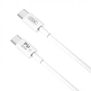 XO NBQ190 Cable de Carga USB-C a USB-C 60W 2m Color Blanco