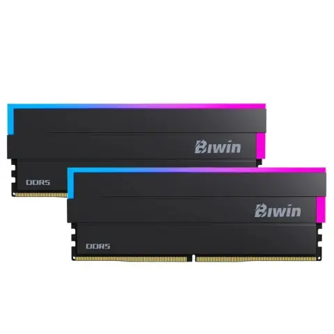 Biwin DW100 48GB DDR5 6000 CL28 (24x2) Black RGB Memory Module