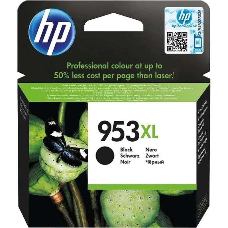 HP 953XL Cartucho de Tinta Negro Original