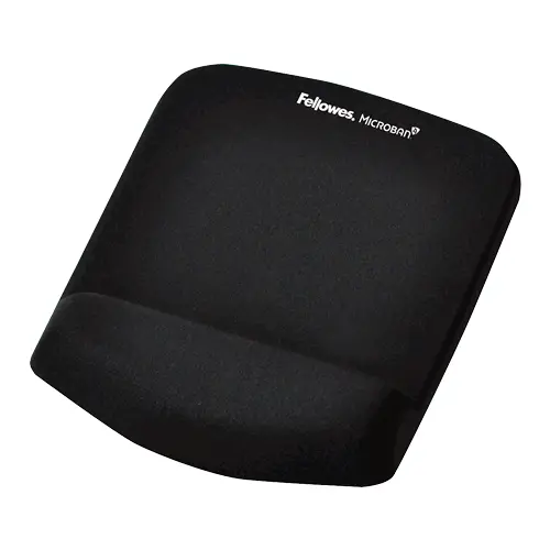 Fellowes Alfombrilla Con Reposamuñecas Negro De Gel Y Espuma De Alta Densidad /Protección Antibacterias