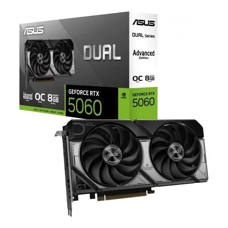 ASUS GeForce RTX 5060 Dual 8 GB GDDR7 Tarjeta Gráfica